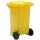 Cubo de basura Q-Connect KF16543 Amarillo Plástico 100 L