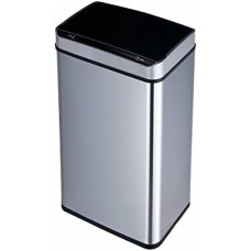 Waste bin with pedal Q-Connect KF11309 Grey Metal 60 L