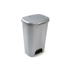 Cubo de Basura con Pedal Plastic Forte 1214512 Plástico 50 L