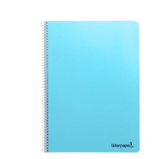 Cuaderno Liderpapel BE05 Azul A4 80 Hojas