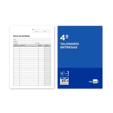 Talonario de Entregas Liderpapel T326 A4 80 Hojas