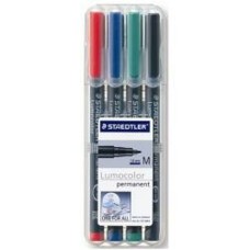 Rotulador permanente Staedtler 317 WP4 (4 Unidades)