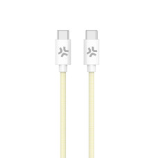 Cable USB-C Celly USBCUSBCCOTTYL Amarillo 1,5 m