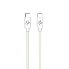 Cable USB-C Celly USBCUSBCCOTTGN Verde 1,5 m