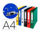 Carpeta de anillas Liderpapel AZ73 A4 Celeste (1 unidad)