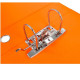 Carpeta de anillas Liderpapel AZ90 Naranja A4 (1 unidad)