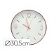 Wall Clock Q-Connect KF16950 White Ø 30,5 cm Metal