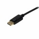 DisplayPort to VGA adapter Startech DP2VGAMM10B 3 m Black