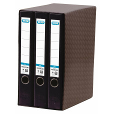 Carpeta de anillas Elba 100580060 Negro A4 3 Unidades