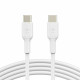 Cable USB-C a USB-C Belkin CAB003BT2MWH Blanco 2 m