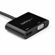 Mini Display Port to HDMI/VGA Adapter Startech MDP2VGAHD20 Black 4K Ultra HD