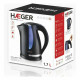 Kettle Haeger EK-22B.023A Black Stainless steel 2200 W 1,7 L