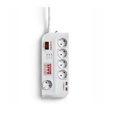 Regleta Enchufes 5 Tomas con Interruptor Salicru SPS SAFE Master 250 V