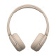 Auriculares Bluetooth Sony WHCH520C.CE7 Crema