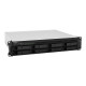 Almacenamiento en Red NAS Synology RS1221RP+ Negro AMD Ryzen V1500B