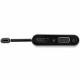 Adaptador USB C a VGA/HDMI Startech CDP2HDVGA Negro 4K Ultra HD