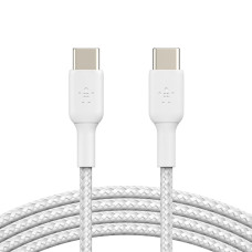 USB Cable Belkin CAB004BT1MWH2PK White 1 m