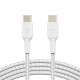Cable USB Belkin CAB004BT1MWH2PK Blanco 1 m