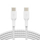 Cable USB Belkin CAB004BT1MWH2PK Blanco 1 m