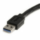 USB Cable Startech USB3AAEXT3M USB A Black 3 m
