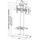 Soporte TV Neomounts PLASMA-M1700ES 55