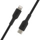 Cable USB-C a Lightning Belkin CAA004BT2MBK 2 m Negro