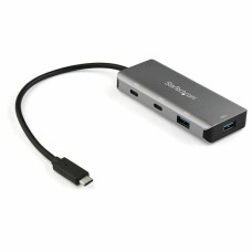 Hub USB Startech HB31C2A2CB Gris Negro/Gris