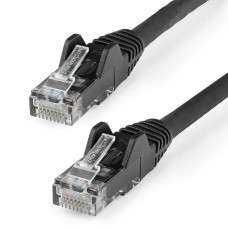 UTP Category 6 Rigid Network Cable Startech N6LPATCH1MBK 1 m 1 m