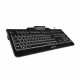 Keyboard with Reader Cherry JK-A0100ES-2 Black Spanish Qwerty