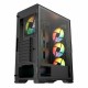 ATX Semi-tower Box Tempest TP-ATX-CS-MI Black