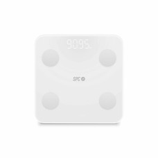 Digital Bathroom Scales SPC ATENEA FIT 3 White Tempered Glass