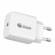 Cargador de Pared + Cable USB-C PcCom Blanco 20 W