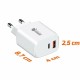 Cargador PcCom 20 W Blanco