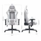 Office Chair Tempest Glare  Grey