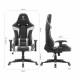 Office Chair Tempest Conquer  White