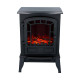 Decorative Electric Chimney Breast Classic Fire Torino Black 2000 W
