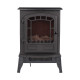 Decorative Electric Chimney Breast Classic Fire Torino Black 2000 W