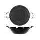 Deep Pan with Handles Vaello Black Enamelled Steel (Ø 30 cm)