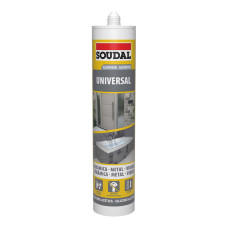 Silicona Soudal 115924 Universal Plateado 280 ml