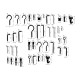 Set of hooks, eye bolts and hangers Black & Decker 198 Pieces