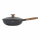 Wok Pan Oroley Nature Wood Cast aluminium 30 cm