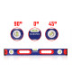 Spirit Level Workpro Aluminium 60 cm Magnetic
