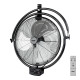 Ventilador de Pared EDM 33520 Negro 120 W industrial Techo