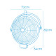 Ventilador de Pared EDM 33520 Negro 120 W industrial Techo