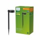 Solar garden lights Philips Vynce 1,5 W 11,2 x 14,2 x 54 cm Black Plastic Circular (2700 K) (Soft green) (1 Unit)