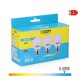 Pack of 3 LED bulbs EDM G 5 W E27 400 lm Ø 4,5 x 8 cm (6400 K)