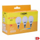Pack de 3 bombillas LED EDM G 5 W E14 400 lm Ø 4,5 x 8 cm (3200 K)