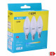 Pack de 3 bombillas LED EDM G 5 W E14 400 lm Ø 3,6 x 10 cm (6400 K)