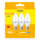 Pack de 3 bombillas LED EDM G 5 W E14 400 lm Ø 3,6 x 10 cm (3200 K)