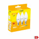 Pack de 3 bombillas LED EDM G 5 W E14 400 lm Ø 3,6 x 10 cm (3200 K)